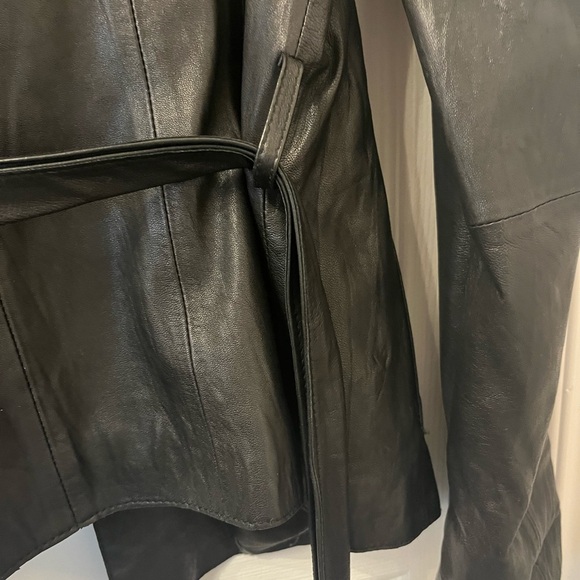 Michael Kors Leather Jacket with silver studs - Picture 15 of 16